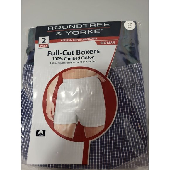 Roundtree & Yorke Underwear & Socks Roundtree Yorke Full Cut Boxers